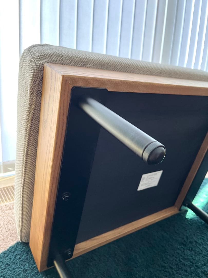 【美品】unico TREL(トレル)カバーリングオットマン