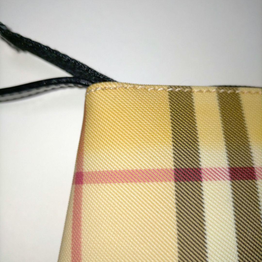 BURBERRY バーバリー ノバチェック アクセサリーポーチ ベージュ