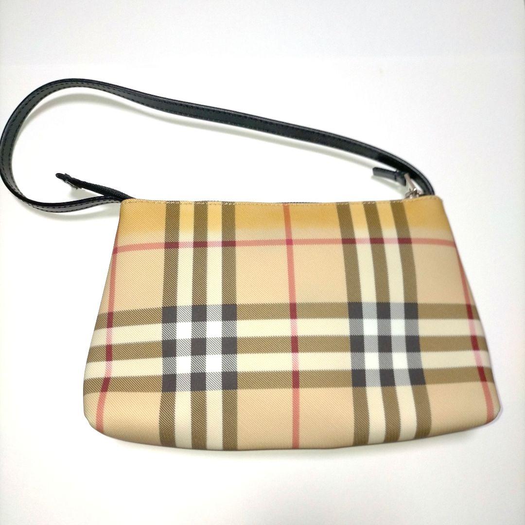 BURBERRY バーバリー ノバチェック アクセサリーポーチ ベージュ