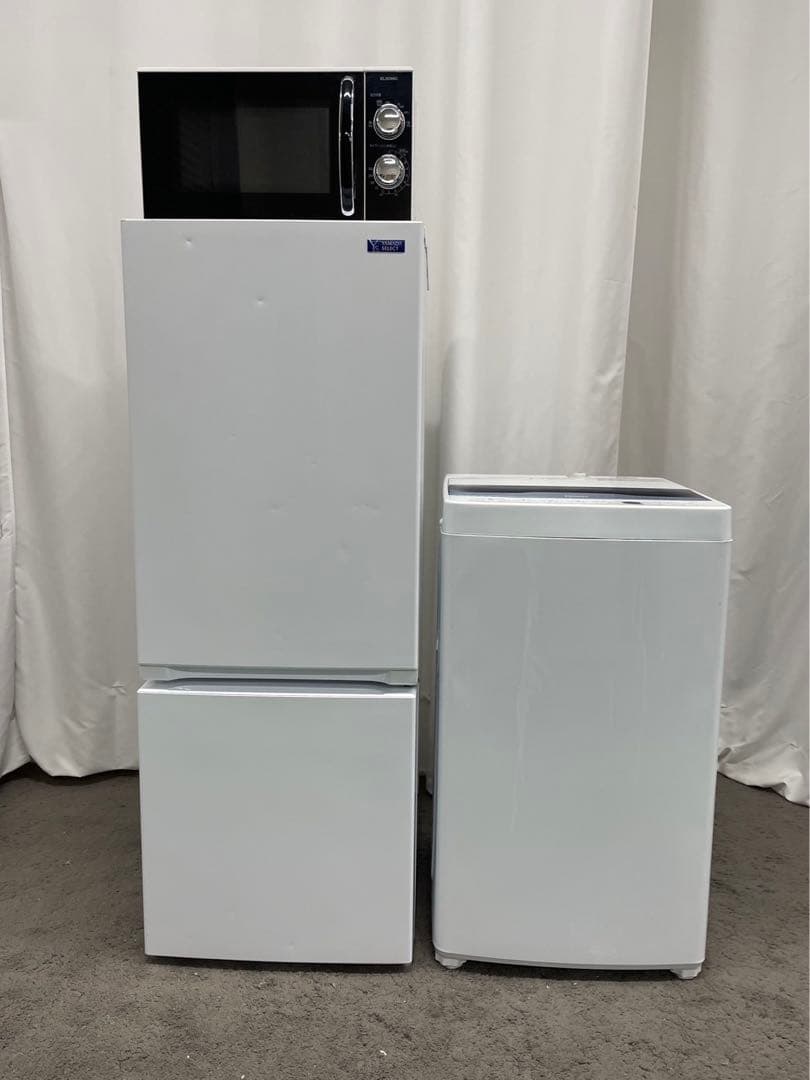 ☆187 家電3点セット 冷蔵庫 洗濯機 レンジ50Hz専用 安い 設置無料