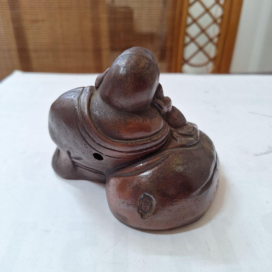 布袋様 陶器製 香炉