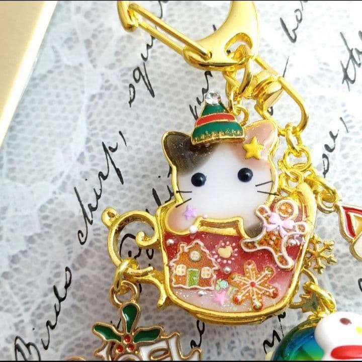 ♡桜と蝶♡シマエナガ　他レジンキーホルダー計13点