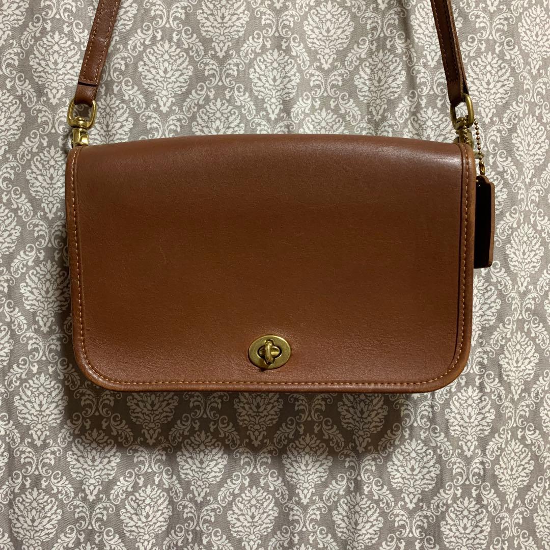 オールドコーチ　レザーショルダーバッグ