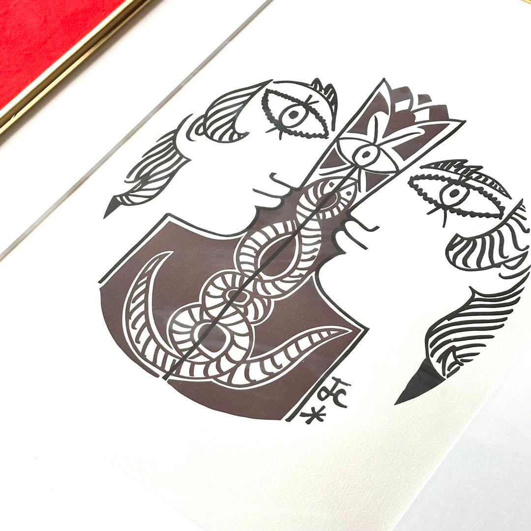 2209様感謝‼️真作ジャン・コクトー『都市伝説-恋人たち』鉛筆署名 降誕祭