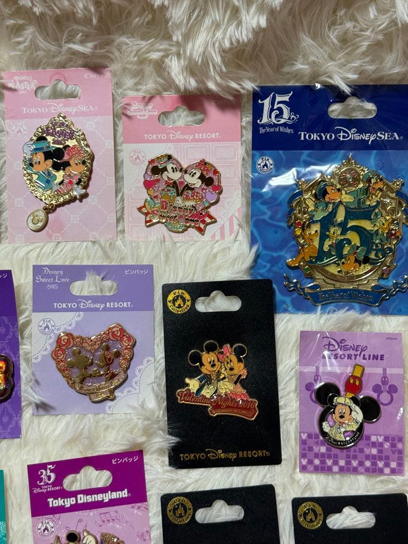 ディズニーリゾート ピンバッジ23点まとめ売り(非売品含) - メルカリ