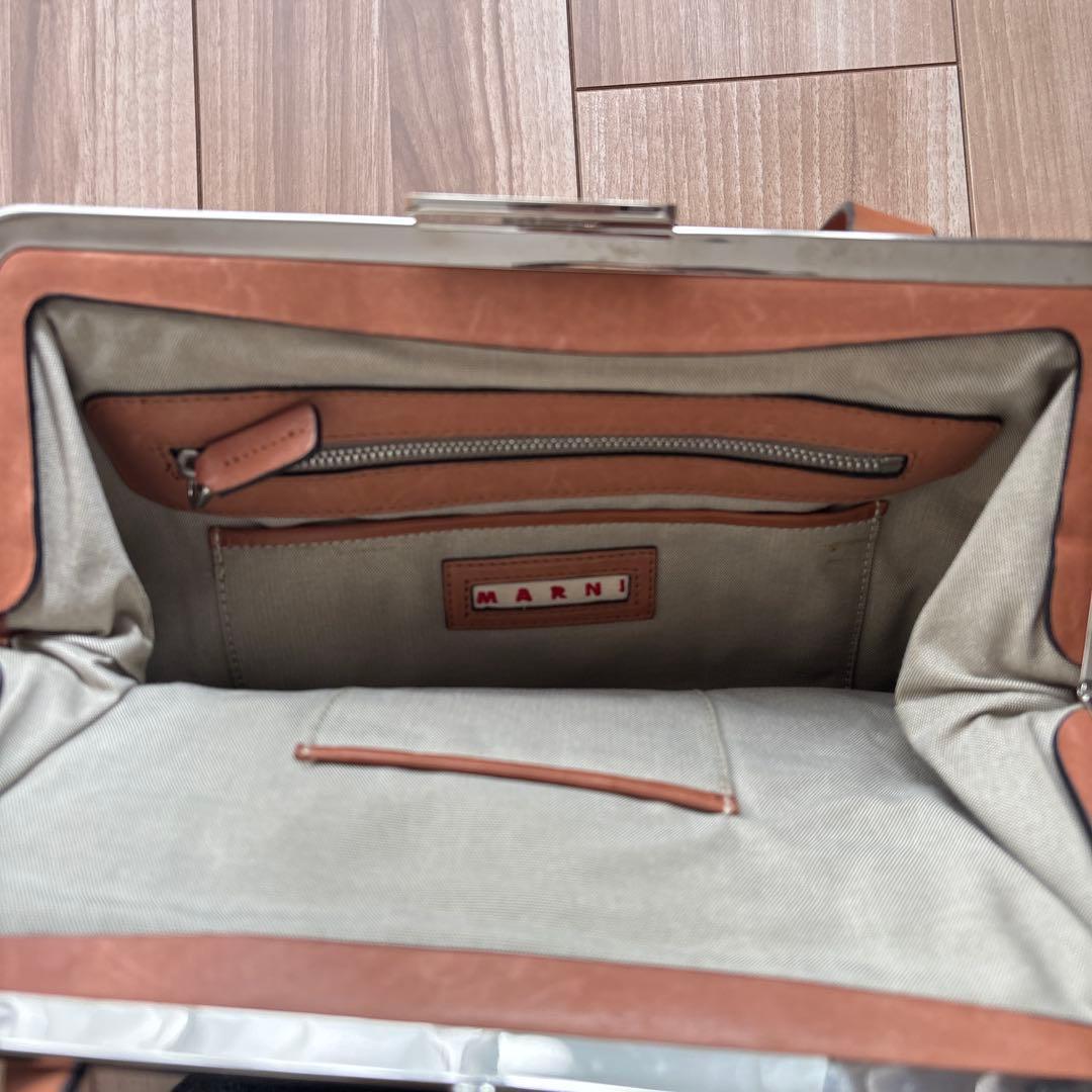 MARN I ブラウンワインレッド バッグ