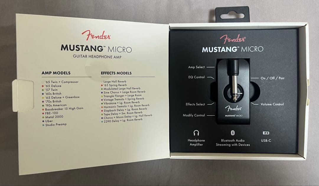 Fender MUSTANG MICRO ギター用ヘッドフォンアンプ