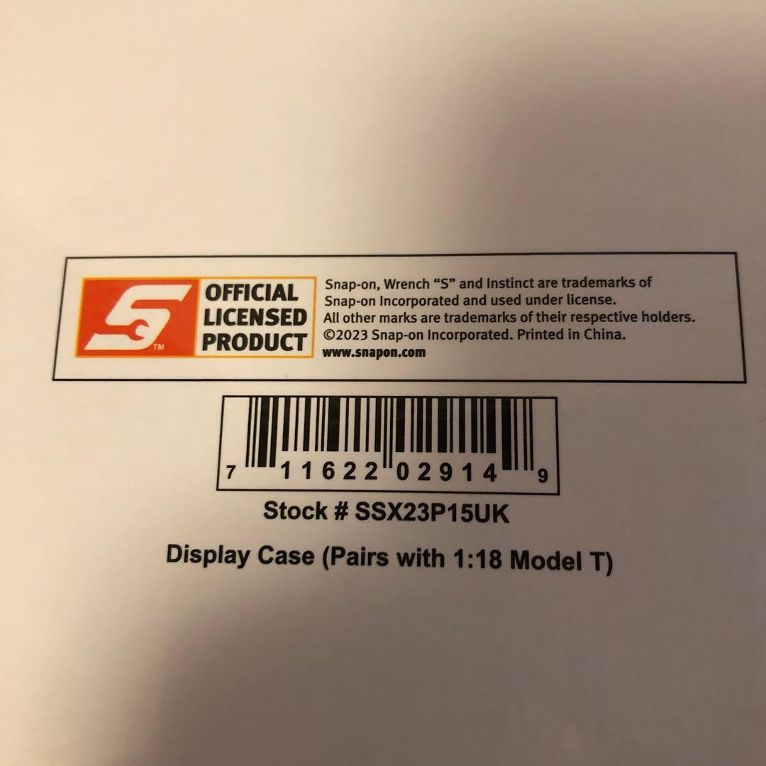 スナップオン　100周年記念　Model T ミニチュアカー　新品未開封　レア