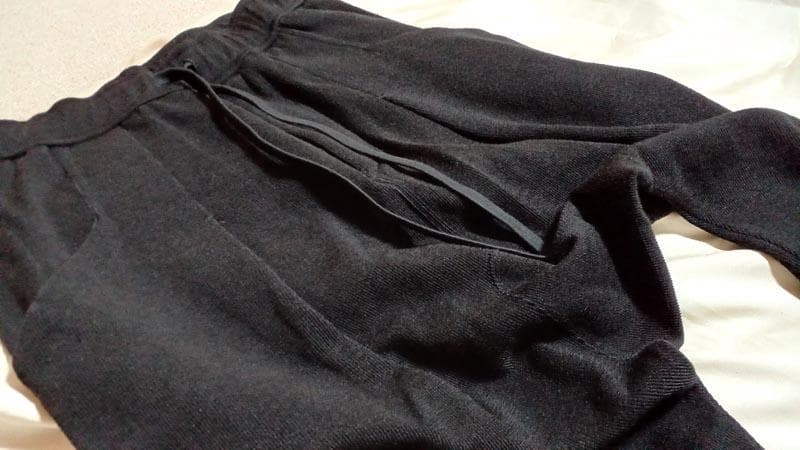 21-22F/W ユリウス JILIUS 757PAM20 ウールサルエルパンツ