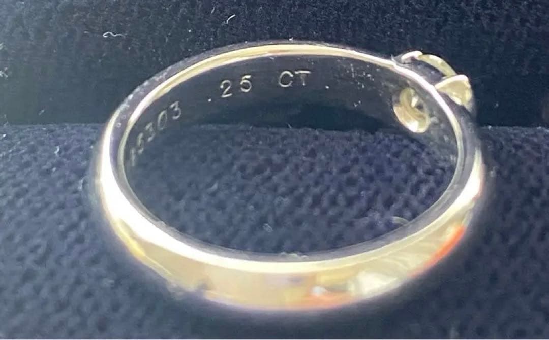 ティファニー　ダイヤモンドリング　0.25カラット　PT900 箱　袋付き