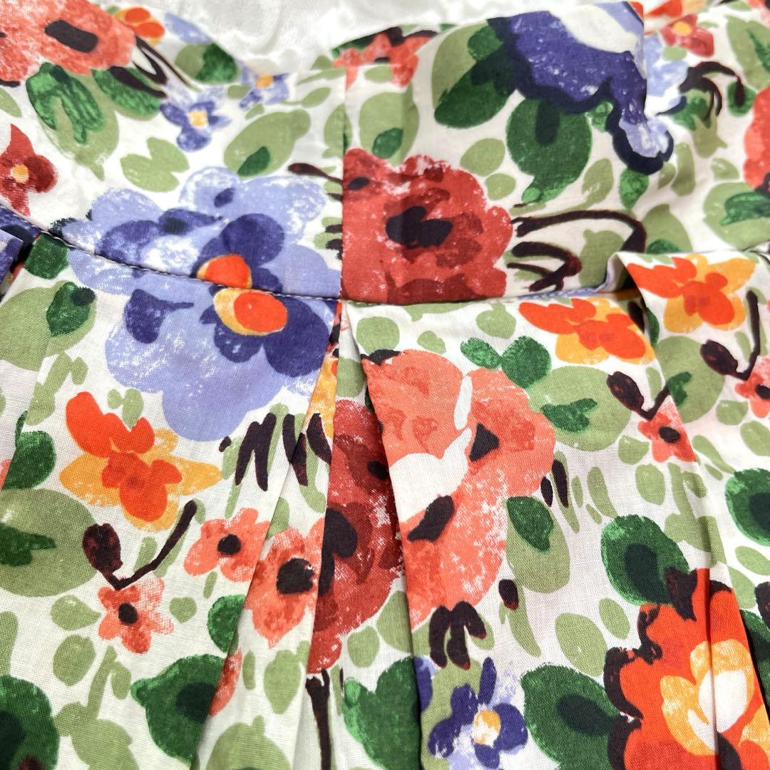 YAECA ヤエカ　リバティ タック キュロット　フローレンス　花柄　S　日本製