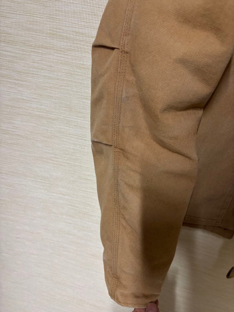 USA製　希少サイズ　Carhartt トラディショナルジャケット　ベージュ　L