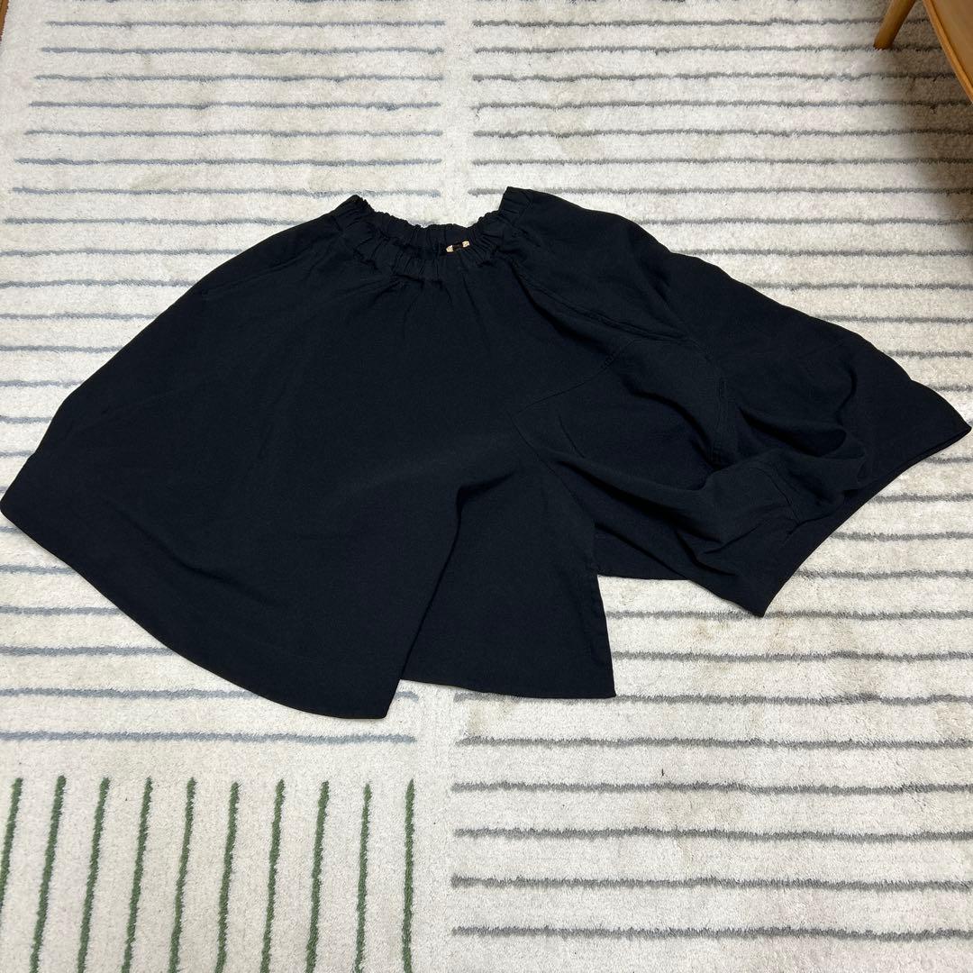 コムデギャルソン　アシンメトリーデザインスカート ブラック