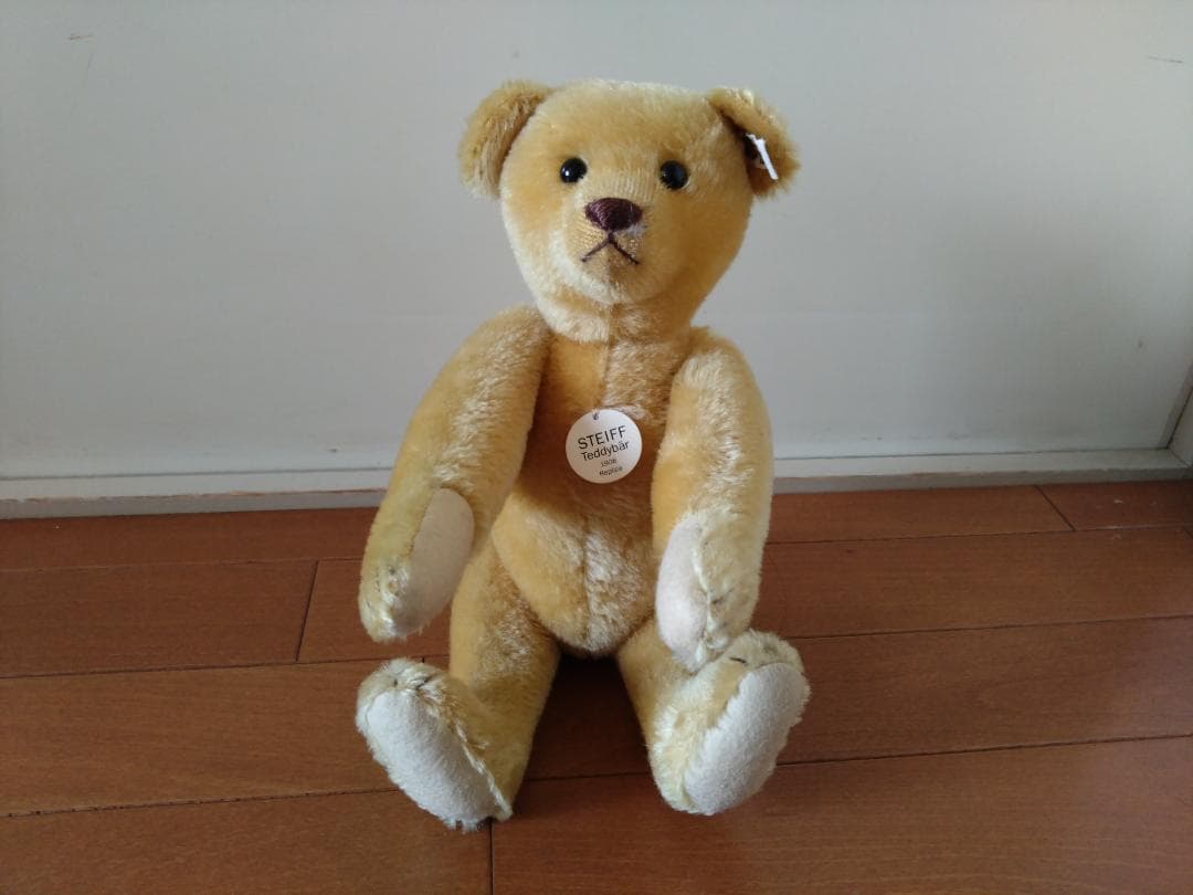 大値下Steiff シュタイフ 世界限定 テディベア レプリカ1908　イエロー
