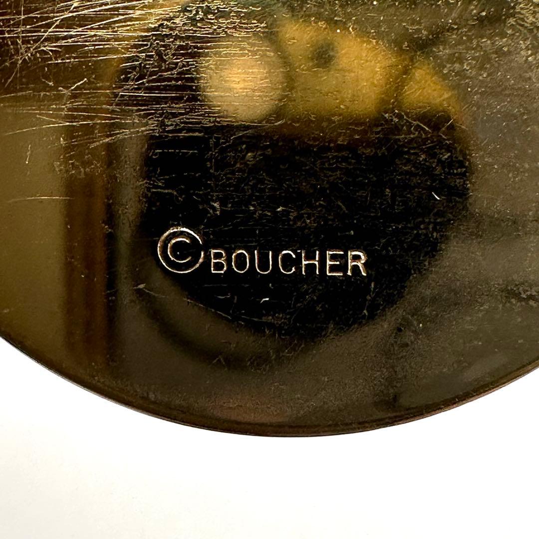 希少】BOUCHER ブーシェ ブローチ フェイクパール ゴールド 希少