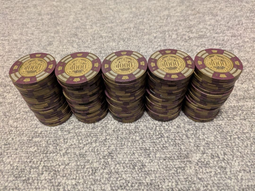 MGM カジノチップ $1000表記 100枚 ポーカー カジノ