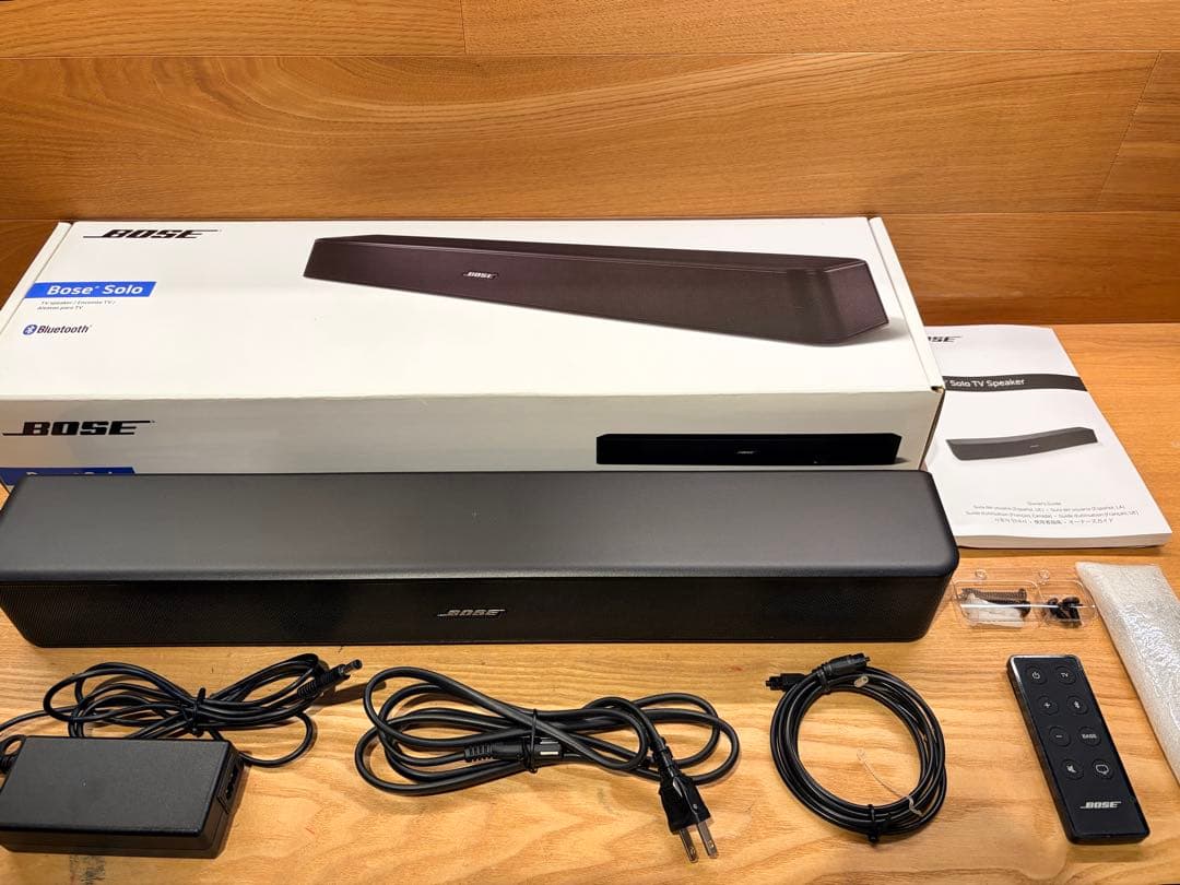 美品BOSE Solo TV Speaker スピーカー　サウンドバー Amazon.co.jp: Bose Solo 5 TV sound system ワイヤレスサウンドバー