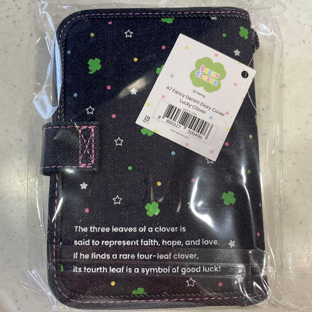 新品】MERING メリング シール帳 デニム クローバー シール帳 デニム
