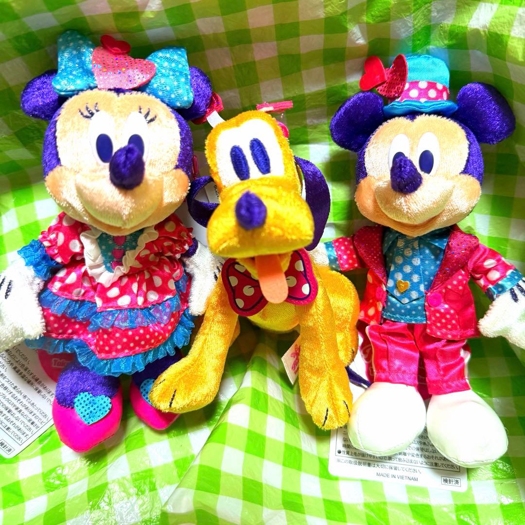 ミニーのファンダーランド ぬいぐるみバッジ3点セット - メルカリ