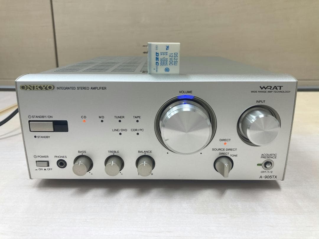 ☆整備済み☆ONKYO A-905TX SPリレー交換済み 取説あり 美品③ - メルカリ
