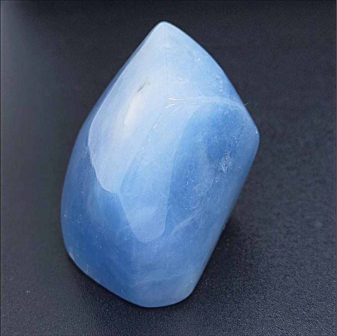 モザンビーク産】夏空アクアマリンのタンブル②