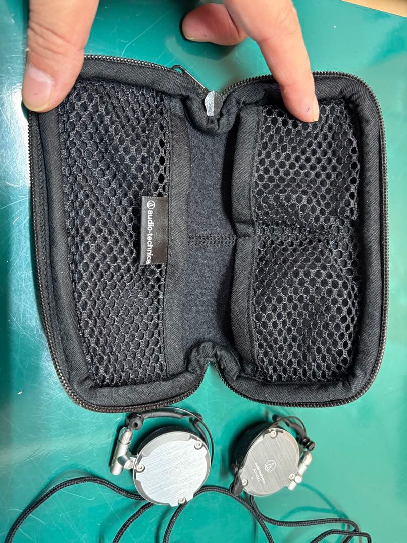 audio-technica ATH-EM7 イヤフォン ケース付き - メルカリ