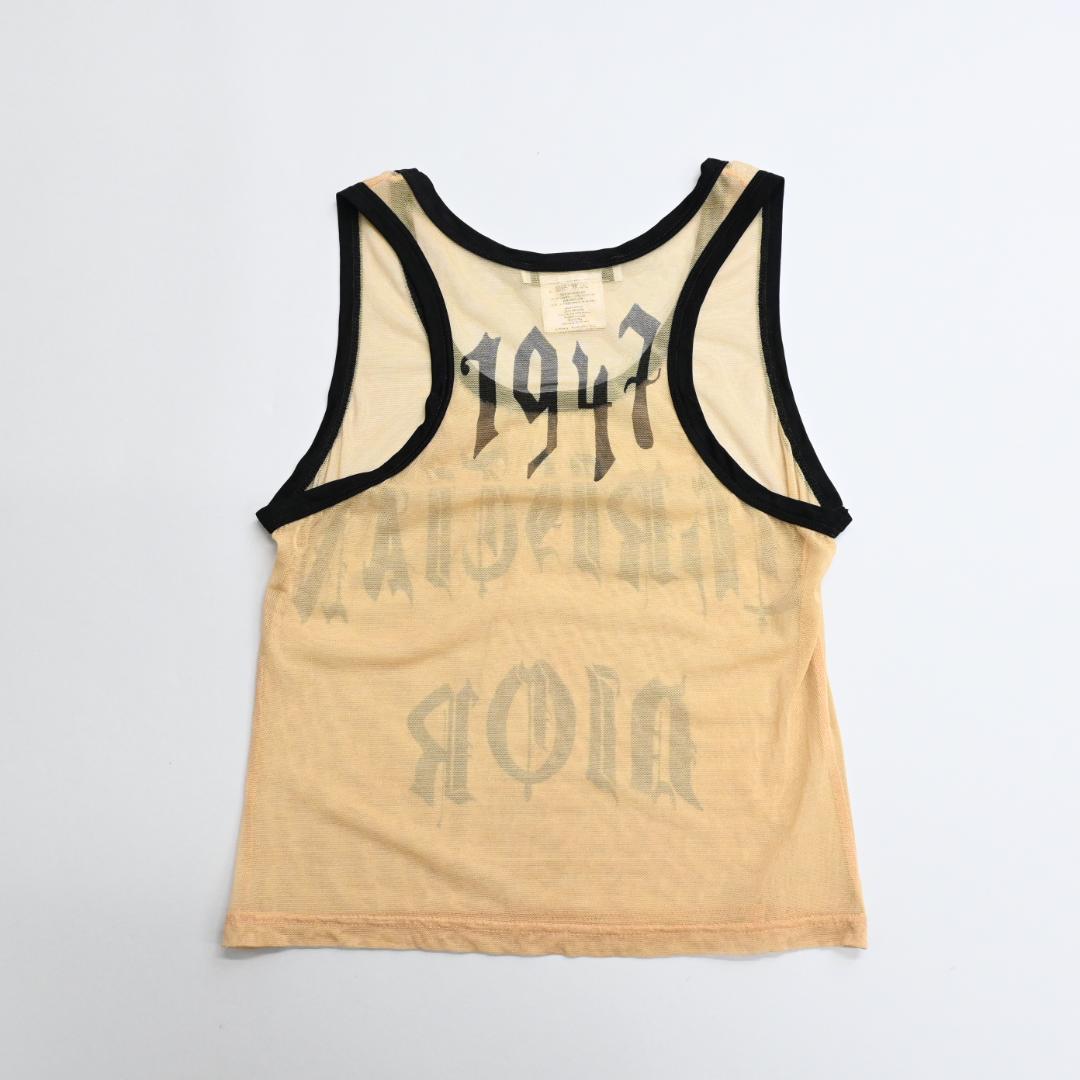 47956★クリスチャンディオール タンクトップ メッシュ