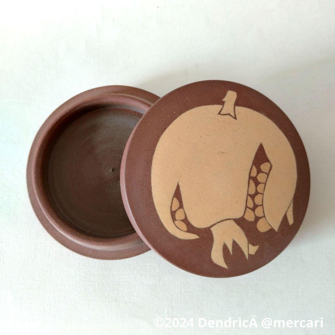 象嵌彩　柘榴　印盒　今井政之　共箱　新品未使用　香合　小物入れにも　茶道　茶道具