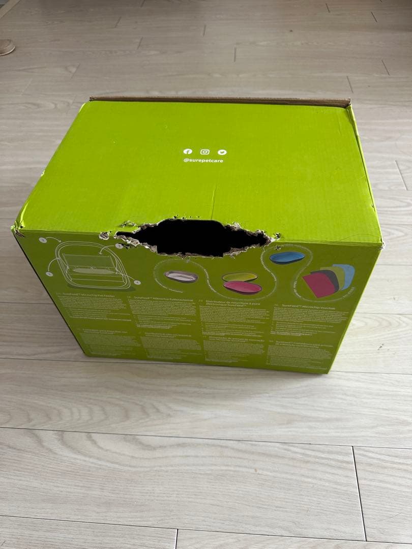 SureFeed シュアーフィーダー マイクロチップ 自動給餌器 箱・付属品