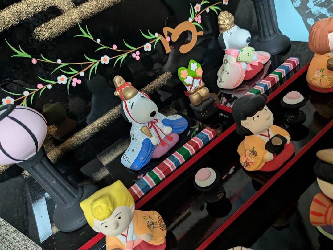 スヌーピー　段かざり　雛人形　ひな人形　吉徳大光　欠品なし