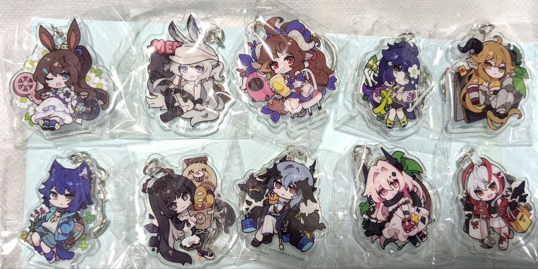 アークナイツフェス2025 ガチャ ミニキャラアクリルキーホルダー 全