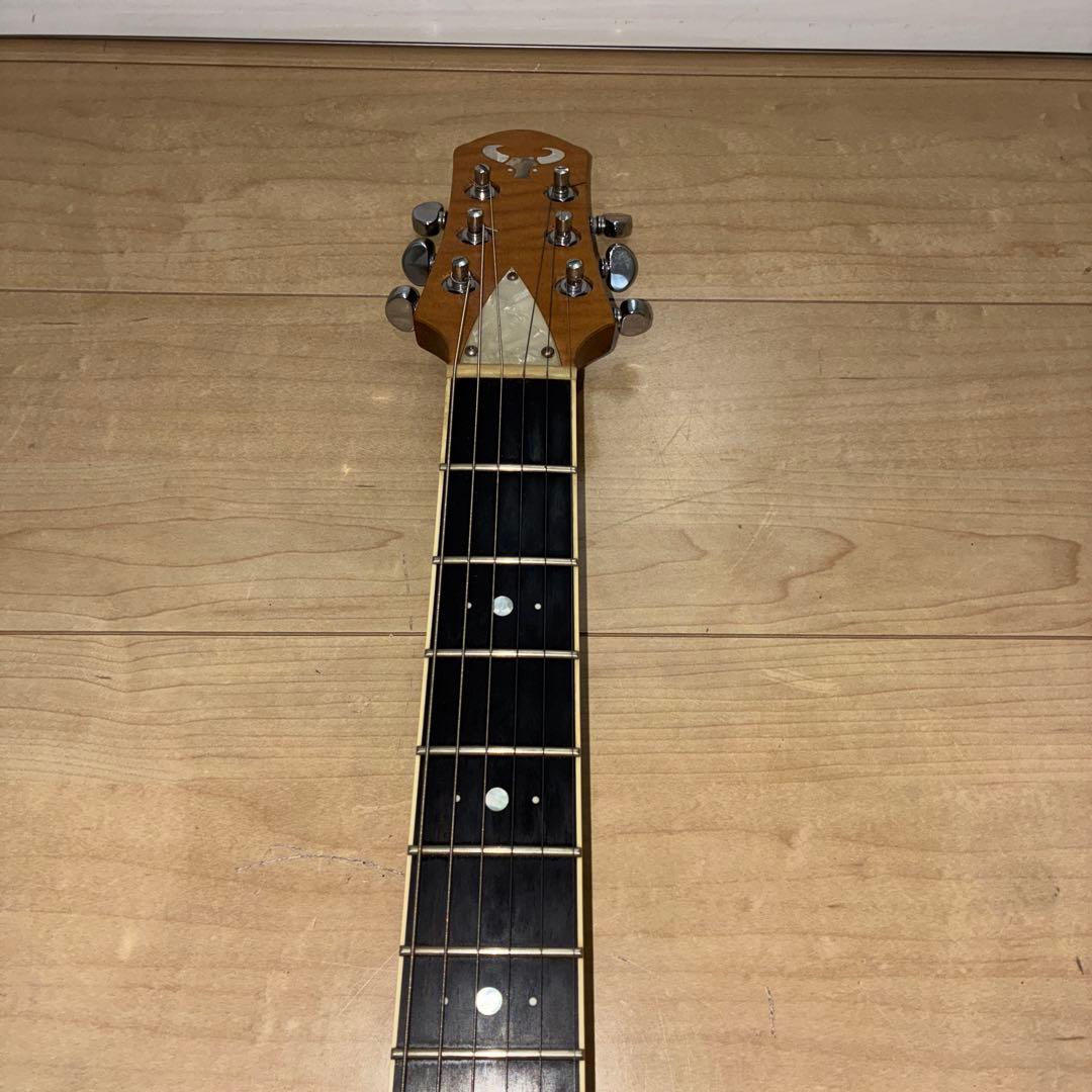自作 エレキギター 詳細不明 かっこいいですがジャンク ディマジオ