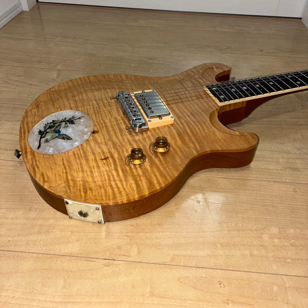 自作 エレキギター 詳細不明 かっこいいですがジャンク ディマジオ