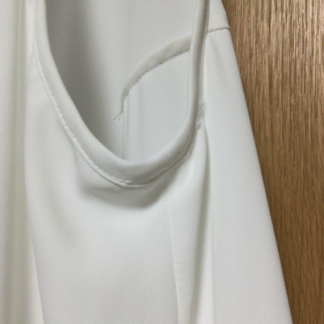 【新品未使用】UN3D レイヤードポケットタンクトップ ホワイト 36