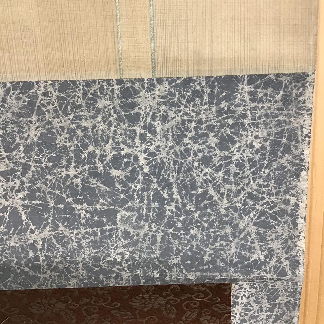 K茶道具 掛軸 奈良の名勝「月瀬春景(梅花)圖」 秋峯作 自作桐