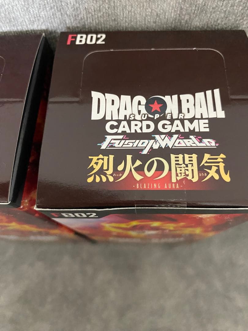 ドラゴンボールカード　烈火の闘気　BOX テープ付き