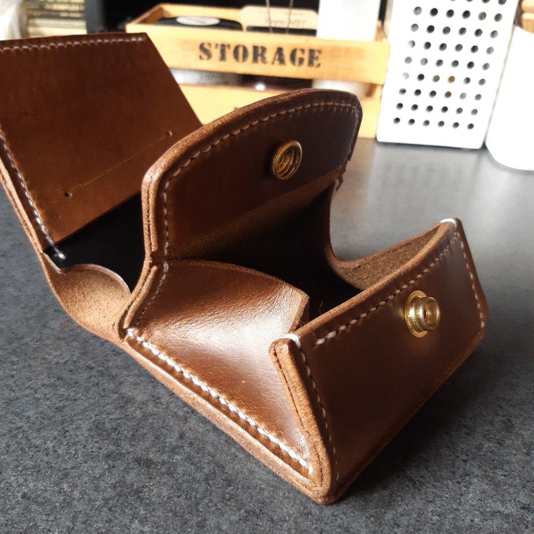 HORWEEN★クロムエクセル　二つ折り財布 ブラック　ブラウン