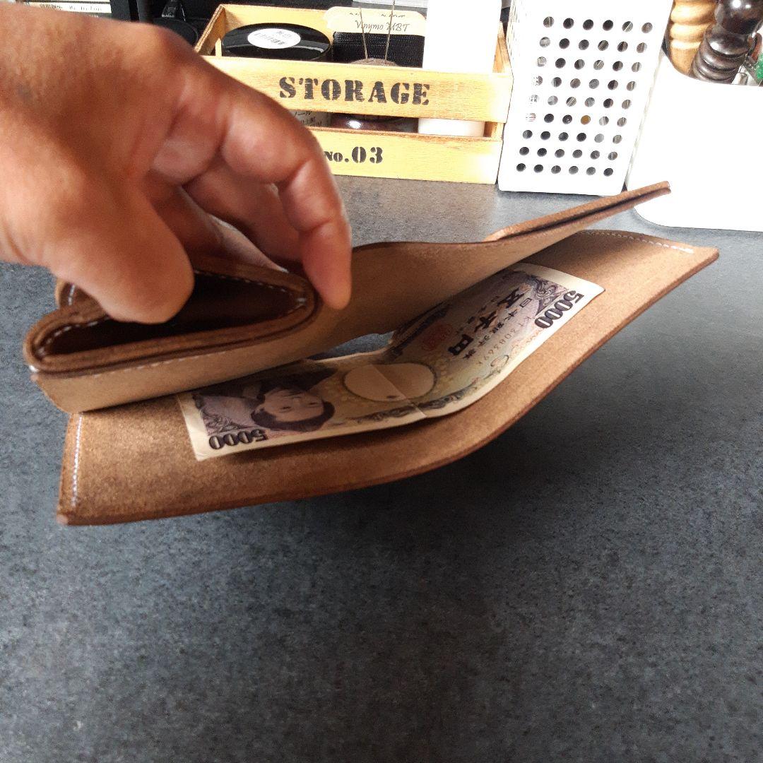 HORWEEN★クロムエクセル　二つ折り財布 ブラック　ブラウン