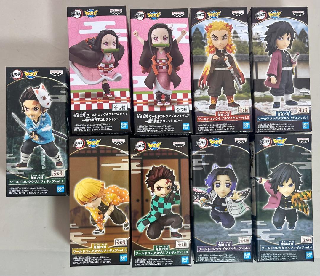 まとめ 鬼滅の刃　ワーコレ ともぬい Qposket フィギュア ２８点