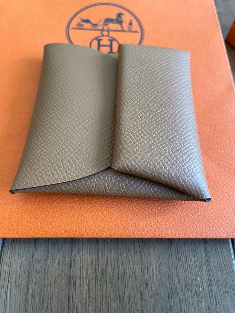 【未使用品】HERMES エルメス　バスティア　小銭入れ　ケース