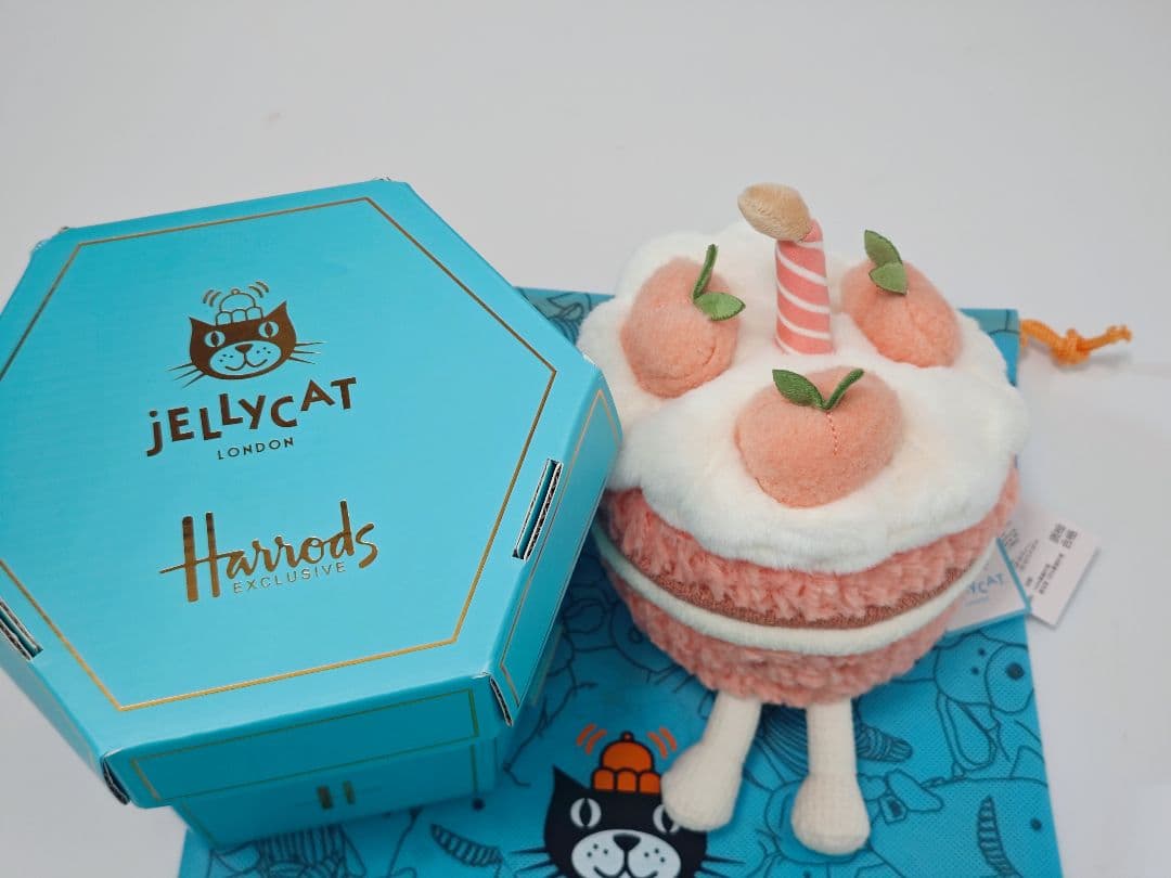  Melbie Peach Cake上海限定ケーキぬいぐるみ新品