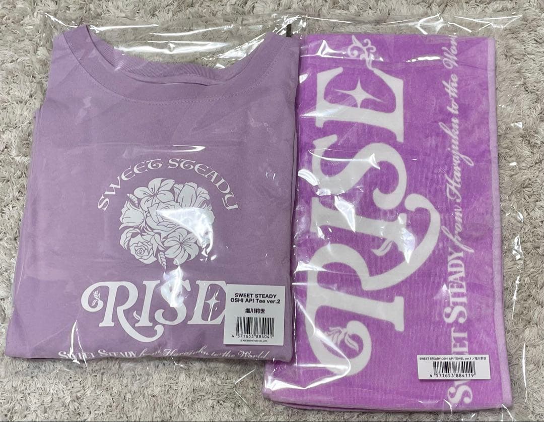 SWEET STEADY OSHI API Tシャツ＆タオル 塩川莉世 すいすて SWEET