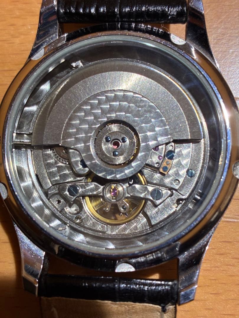 新品同様PARNIS 自動巻　パワーリザーブ　レトログラードカレンダー