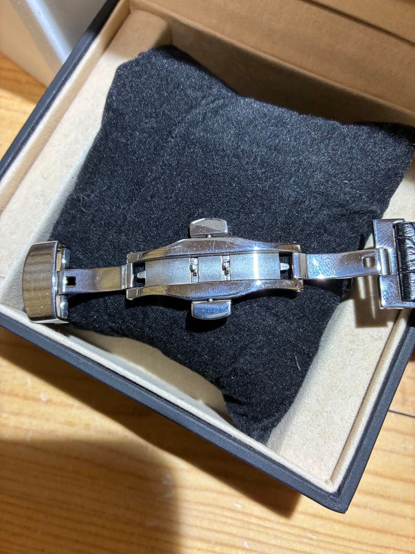 新品同様PARNIS 自動巻　パワーリザーブ　レトログラードカレンダー