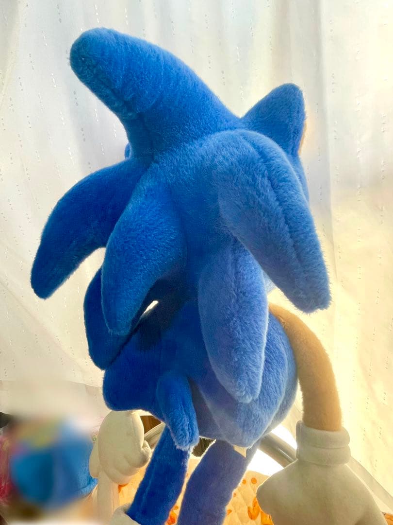 超希少/吉徳/SEGA/セガ ソニック 特大70cm ぬいぐるみ/中古品 - メルカリ