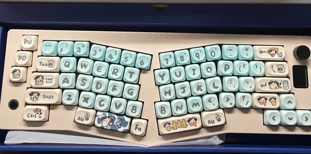 CIDOO ABM066 ホワイト（Aliceレイアウト) CIDOO Launches ABM066 Brand New Three-Mode Alice Layout Mechanical