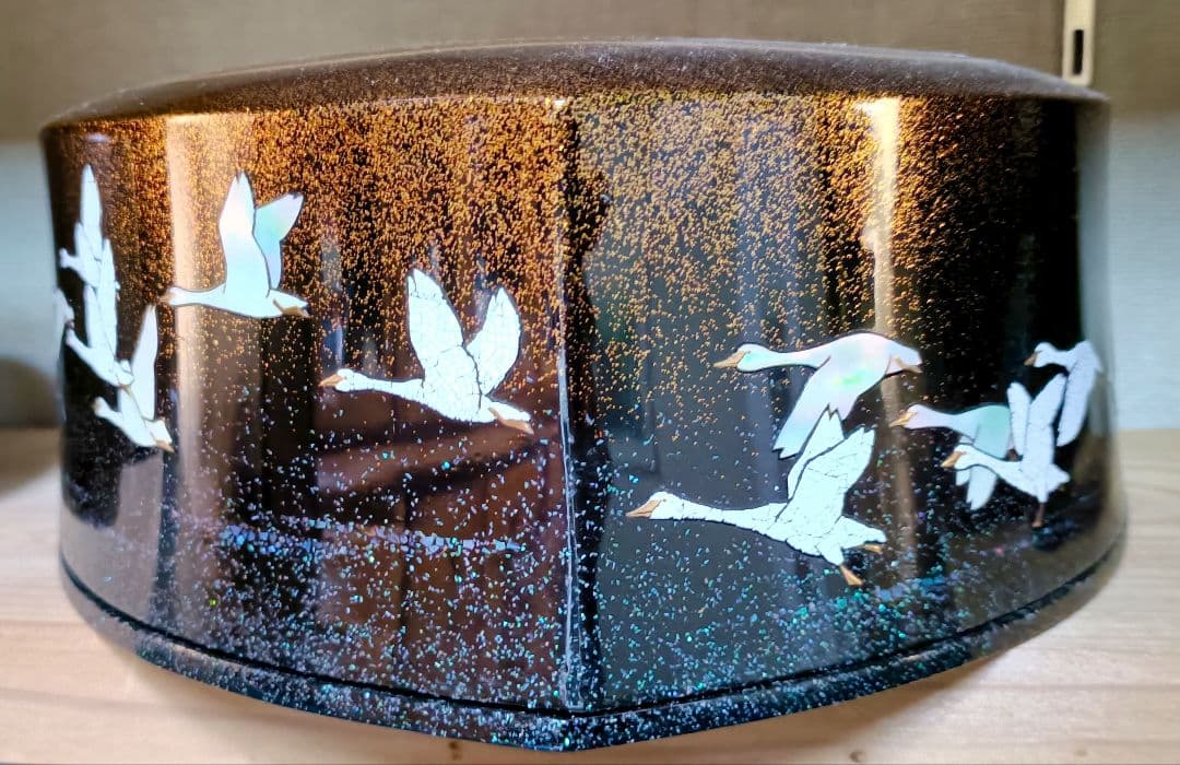 佐々木省庵作品 乾漆技法本金蒔絵螺鈿食籠 - メルカリ