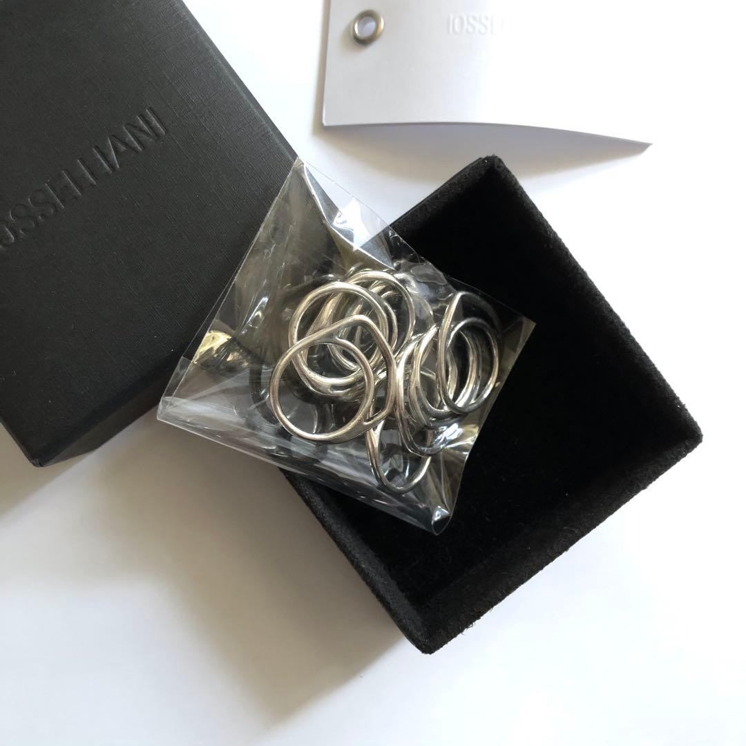 IOSSELLIANI イオッセリアーニ 8連リング Alba パズルリング