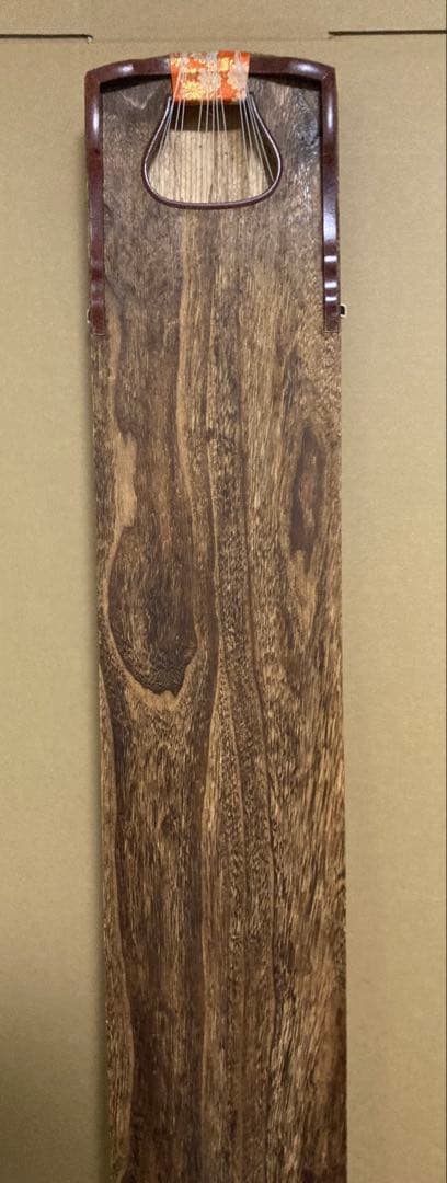 お箏 すだれ彫 蒔絵 付属品あり練習用 送料込