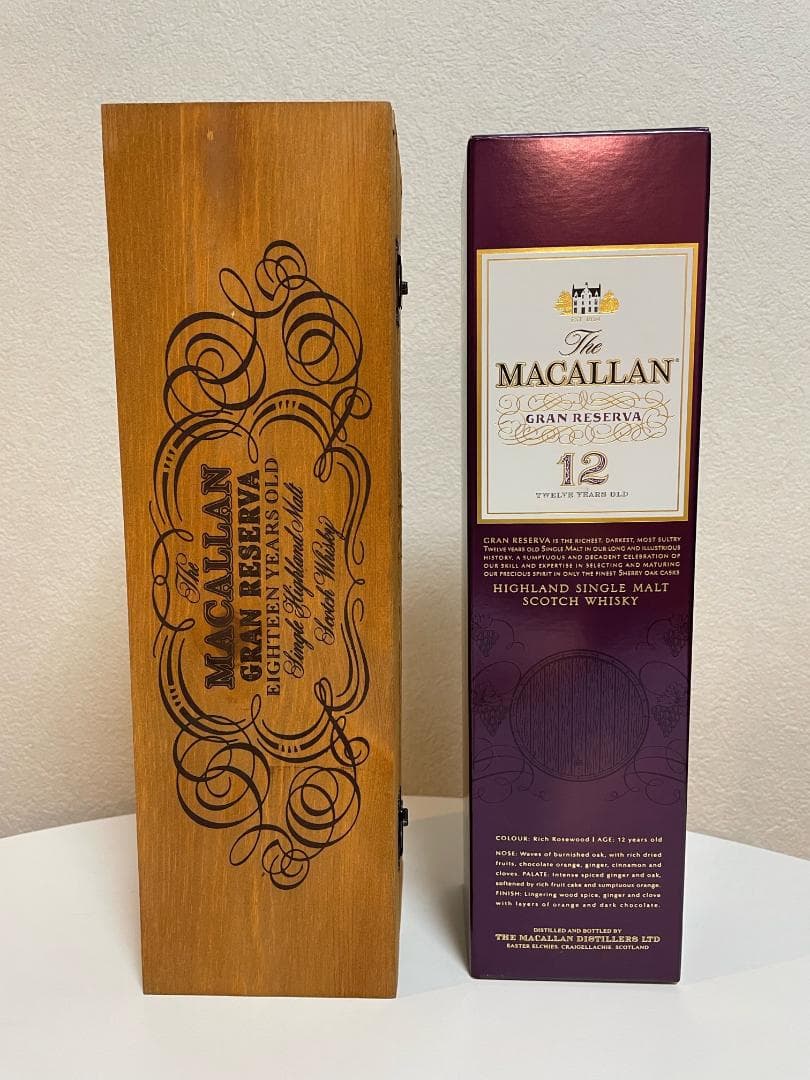 極美品】ザ・マッカラン グランレゼルバ18年 40% & 12年 45.6% - メルカリ